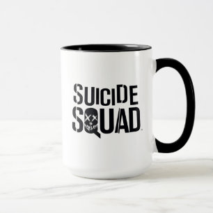 Suicide Squad White Logo Tasse