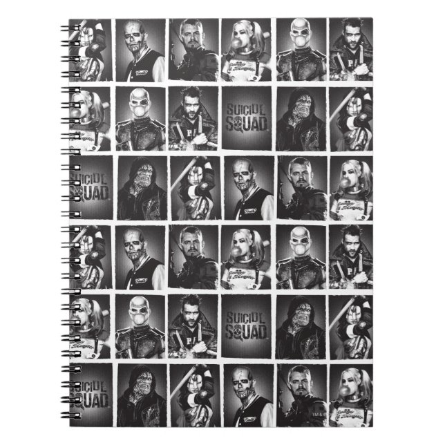 Suicide Squad Yearbook | Pattern Notizblock (Vorderseite)