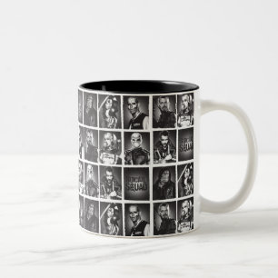 Suicide Squad   Yearbook Pattern Zweifarbige Tasse