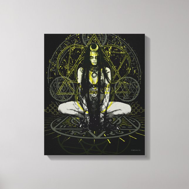 Suicide Squad | Zauberkreise für Verzauberer Leinwanddruck (Vorderseite)