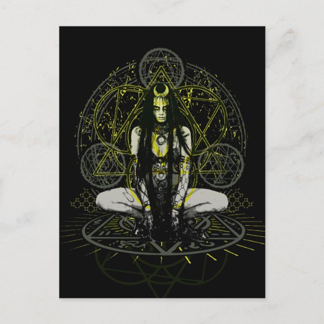 Suicide Squad | Zauberkreise für Verzauberer Postkarte (Vorderseite)