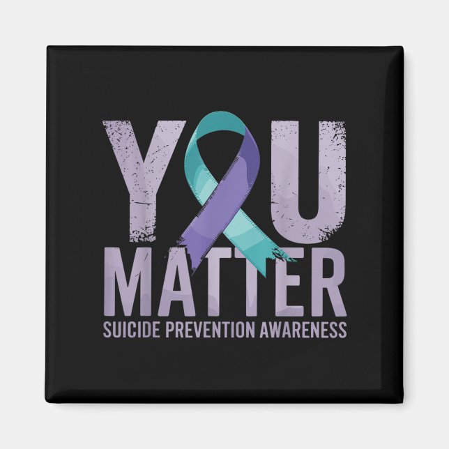 Suicides Prevention Shirts Suicide Awareness  Magnet (Vorne)