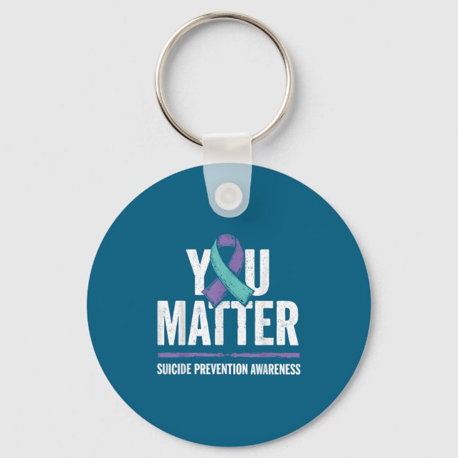 Suicides Prevention Shirts Suicide Awareness  Schlüsselanhänger (Vorderseite)