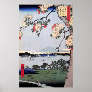 Suijin Shrine und Massaki am Sumida River Poster