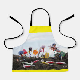 Suikerfeest oogstende Fubby's. Schürze