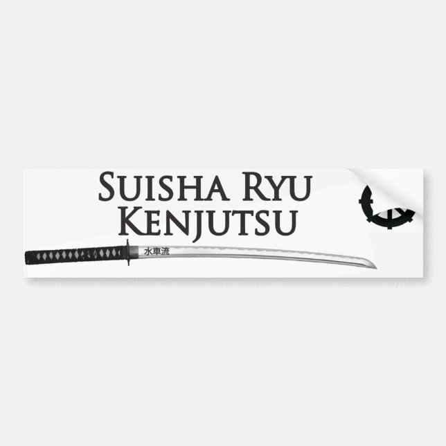 Suisha Ryu Kenjutsu Autoaufkleber (Vorne)