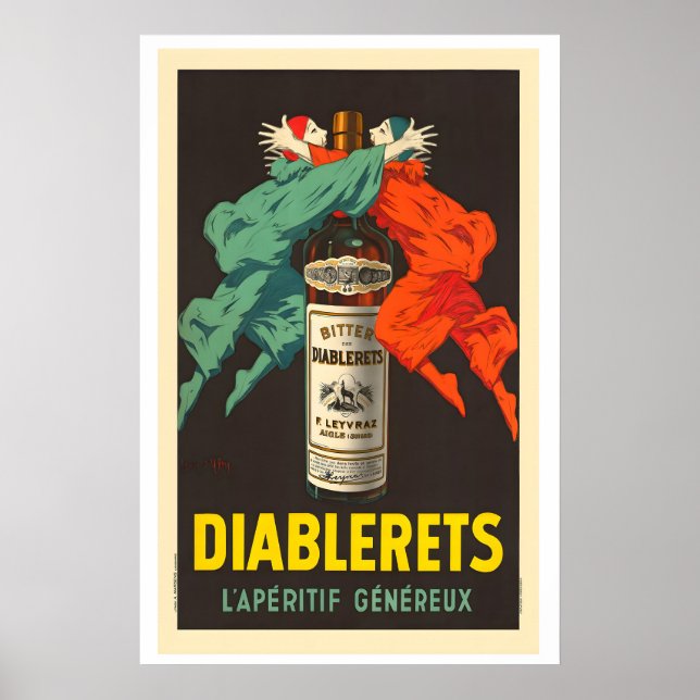 Suisse Aperitif Vintage Food&Drink Poster (Vorne)