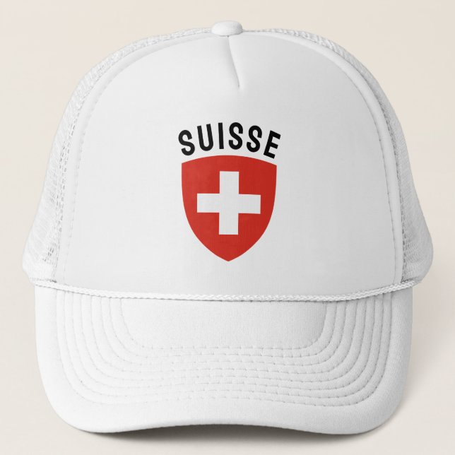 Suisse (Französische Schweiz) Truckerkappe (Vorderseite)