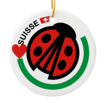 Suisse Lady Bug mit Schweizer Flagge