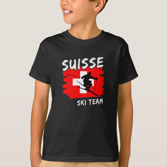 Suisse Ski T - Shirt (Vorderseite)