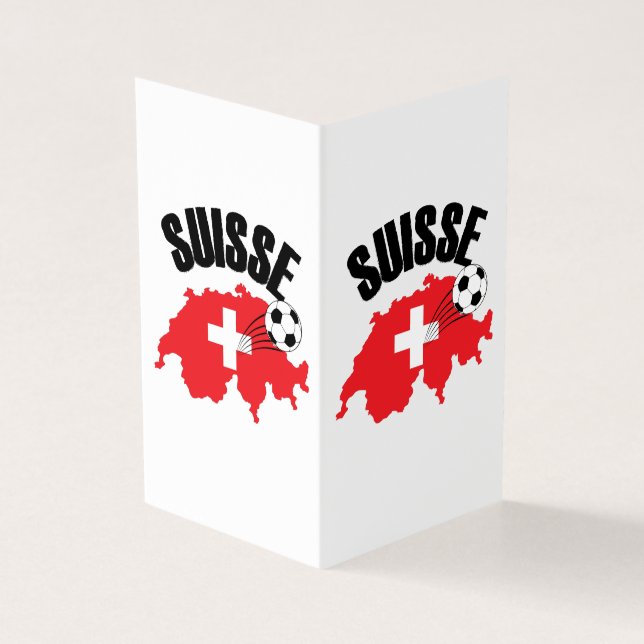 Suisse Switzerland Karte Schweizer Fußball (Vorderseite)