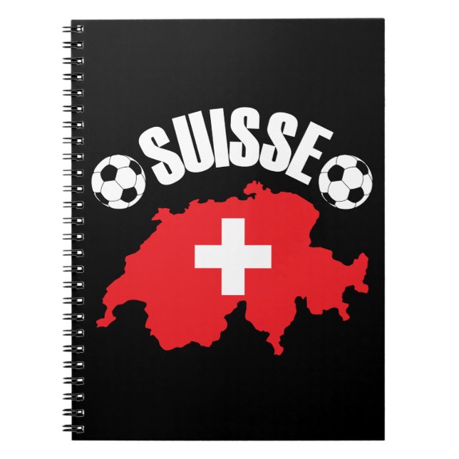 Suisse Switzerland Soccer Notizblock (Vorderseite)
