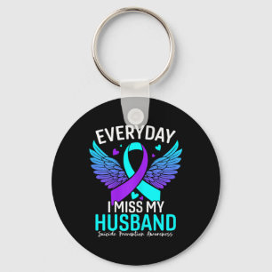Suizid Awareness Shirt Husband Suicide Schlüsselanhänger