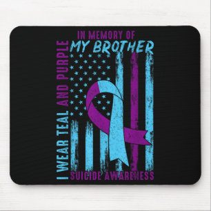 Suizid-Bewusstseinsmonat Amerika-Flagge in Erinner Mousepad
