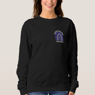 Suizid Bewusstseinsverhütung Rainbow Herzprofi Sweatshirt