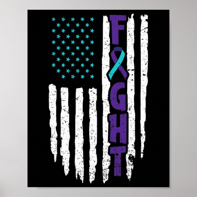 Suizid Depression Design for a Prevention Awarene Poster (Vorne)