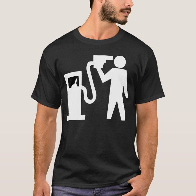 Suizid durch Gasdüse T-Shirt (Vorderseite)
