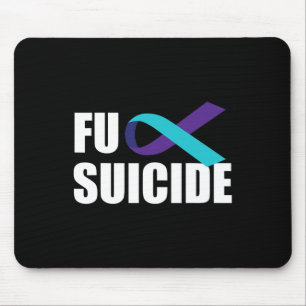 Suizid Suizid Bewusstsein Ribbon Suizid Prävention Mousepad