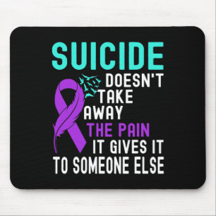 Suizidbewusstsein Psychische Gesundheit Suizidpräv Mousepad