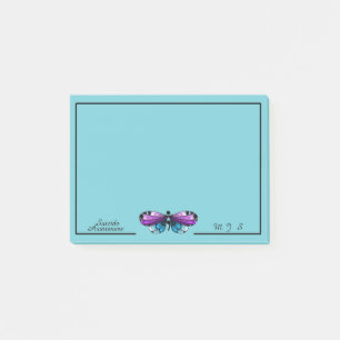 Suizidbewusstsein Schmetterling Semicolon Note Pad Post-it Klebezettel