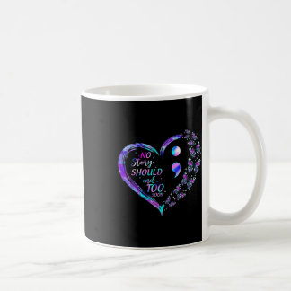 Suizidbewusstsein Schmetterlinge Herz Semicolon Sh Kaffeetasse