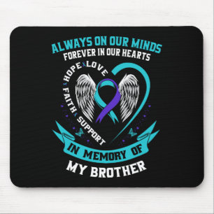 Suizidbewusstsein Shirt Brüder Mütter Frauen Präve Mousepad