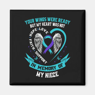 Suizidbewusstsein Shirt Niece Tante Onkel Preventi Magnet