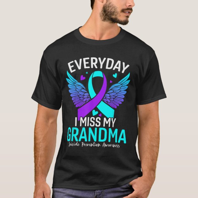 Suizidbewusstsein Shirt Oma Suizid (Vorderseite)