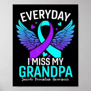 Suizidbewusstsein Shirt Opa Suizid Poster