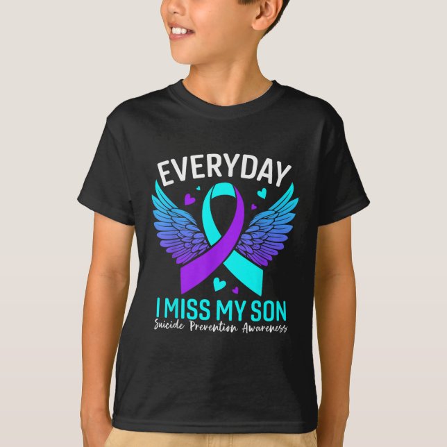 Suizidbewusstsein Shirt Son Suicide Prevention (Vorderseite)