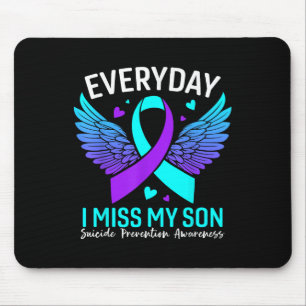 Suizidbewusstsein Shirt Son Suicide Prevention Mousepad