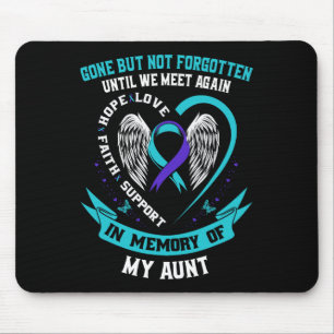 Suizidbewusstsein Shirt Tante Gone, aber nicht ver Mousepad