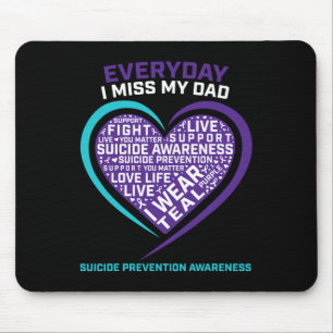 Suizidbewusstsein Vater Frauen Selbstmordpräventio Mousepad