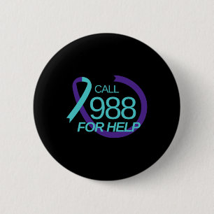 Suizidprävention 988 Suizidprävention Depresi Button