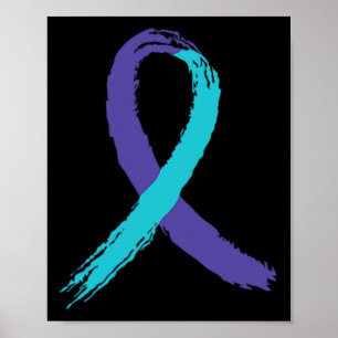 Suizidprävention Aufklärung Großpa Usa Flaggenbyck Poster