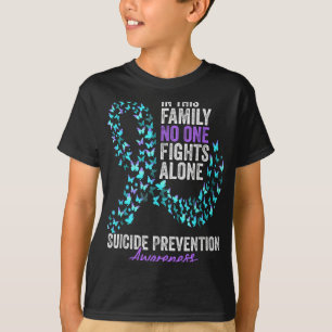 Suizidprävention Aufklärung Monat Schmetterlinge T T-Shirt