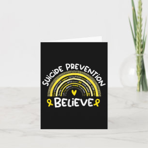 Suizidprävention Aufklärung Monat Suizid Präventio Karte
