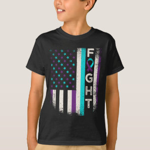 Suizidprävention Aufklärung Monat US American Fla T-Shirt