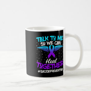 Suizidprävention Bewusstsein 988 Psychische Gesund Kaffeetasse