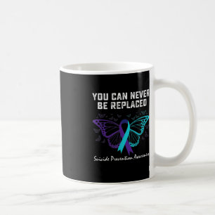 Suizidprävention Bewusstsein, dass Sie niemals zur Kaffeetasse