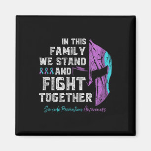 Suizidprävention Bewusstsein Familienunterstützung Magnet