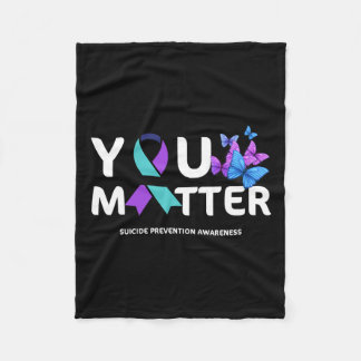Suizidprävention Bewusstsein für Aquamarines und L Fleecedecke