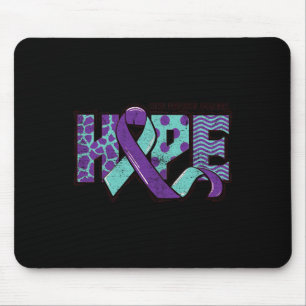 Suizidprävention Bewusstsein für Aquamarines und L Mousepad