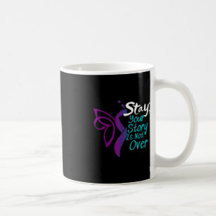 Suizidprävention Bewusstsein für Semicolon Bleibe Kaffeetasse