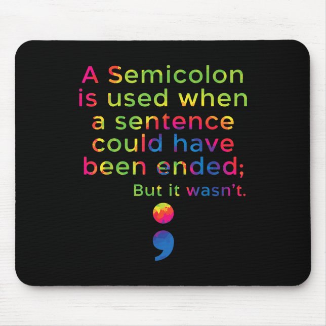 Suizidprävention Bewusstsein psychische Gesundheit Mousepad (Vorne)