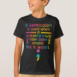 Suizidprävention Bewusstsein psychische Gesundheit T-Shirt