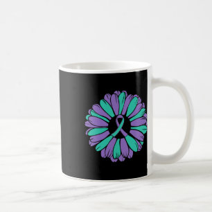 Suizidprävention Bewusstsein Sonnenblume Band Sie Kaffeetasse