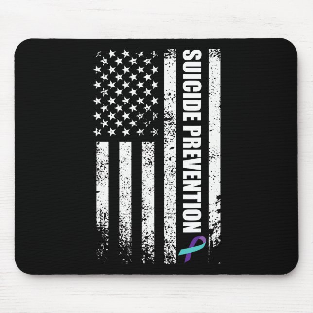 Suizidprävention Bewusstsein verhindern Suizid s l Mousepad (Vorne)