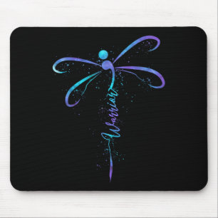 Suizidprävention Bewusstsein Warrior Dragonfly Sem Mousepad