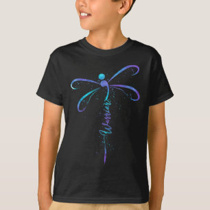 Suizidprävention Bewusstsein Warrior Dragonfly Sem T-Shirt